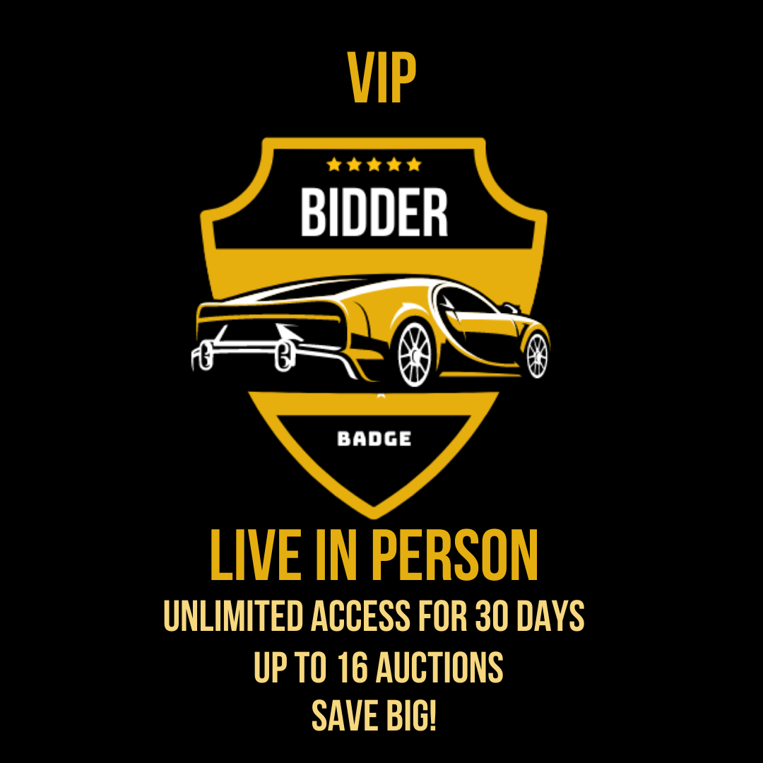 IN PERSON BIDDER BADGE