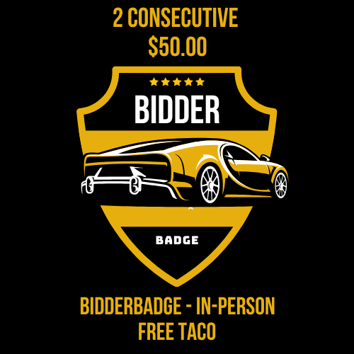 Bidder Badge – In-Person (2 Consecutive Auctions)